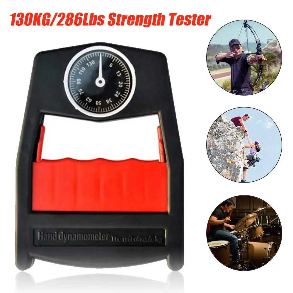 

130KG/286Lbs Hand Pressure Gauge Dynamometer Grip Power Strength Meter Pressure Capacity Force Gauge