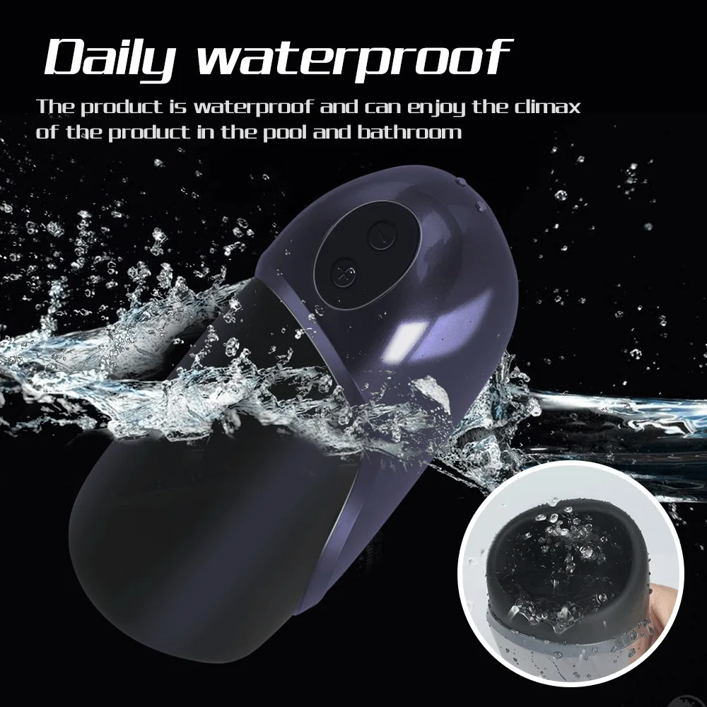 Male Automatic Masturbator Cup Glans VibratorPenis Massage 14 Modes Sex Machine USB Charge Delay Training Adults Sex Toy for Men (1)
