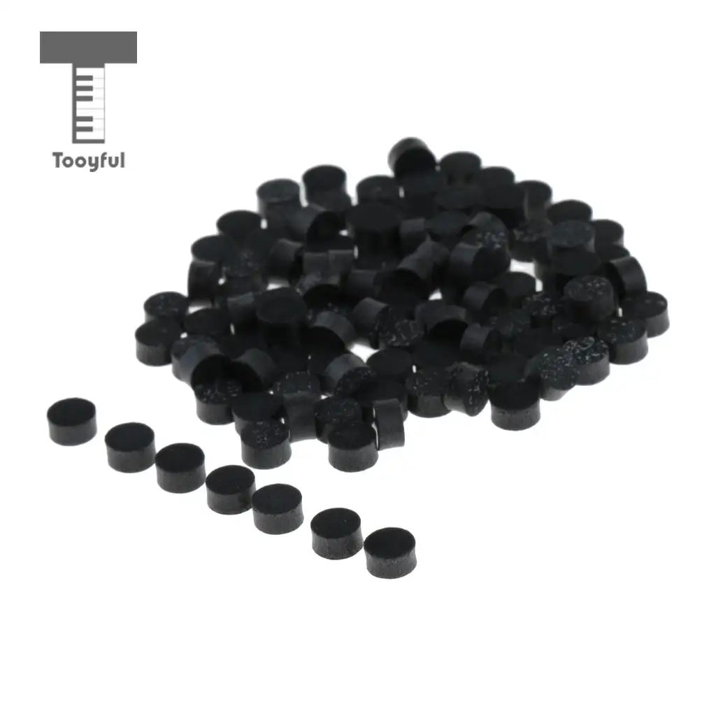 100pcs Black Guitar Dots White Mother of Pearl Shell Fingerboard Dots With Inlay for Guitars Ukuleles Mandolin Fingerboards