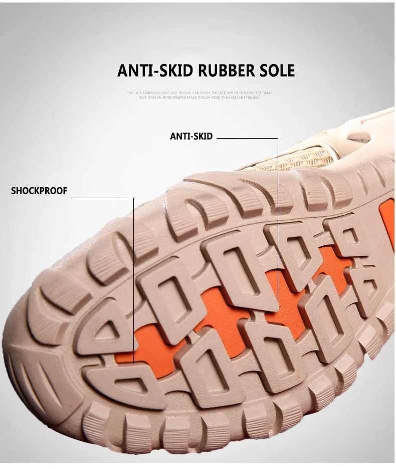 Men Outdoor Sneakers Breathable Anti-skid Hiking Shoes Summer Quick Dry Hiking Sandals for Man Trekking Trail Water Shoes (11)