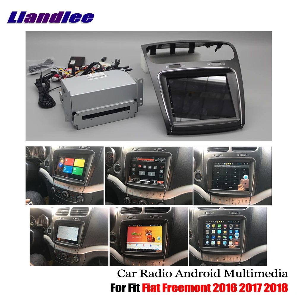 Liandlee для Fiat Freemont Android автомобильный Радио gps Navi навигационные карты CD DVD медиаплеер камера OBD ТВ HD экран