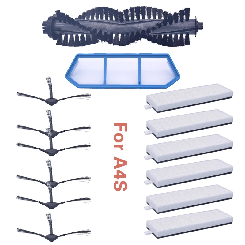 

Filter main brush side brush kit for ILIFE A4 Chuwi ILIFE A4s A40 robotic vacuum cleaner replacement parts spare parts