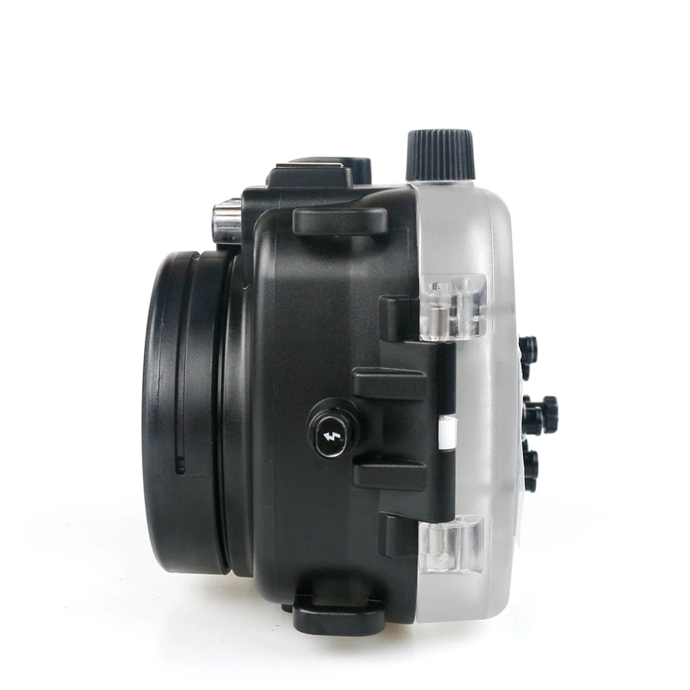 For Nikon J5 10mm Camera Housing Underwater Case 40m Depth Rating Photo Videography Impermeable Bag Cover + Scuba Diving Glasses