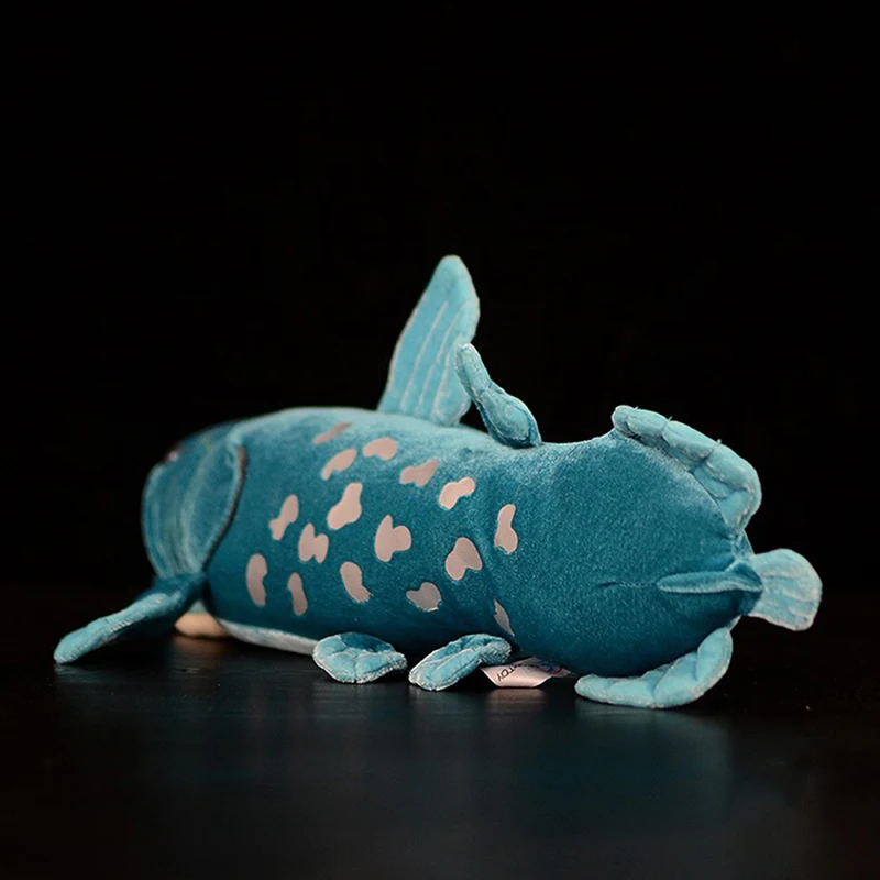 38 см Высокое качество настоящая жизнь Coelacanth мягкие игрушки Реалистичные морские животные костлявая Плюшевая Игрушка Рыба мягкие игрушки для детей