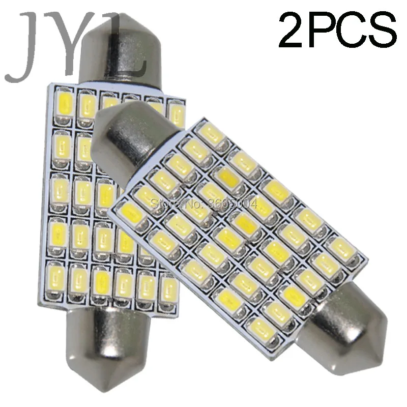 

2PCS Festoon Dome Bulb 42mm 30smd 3020 Led Car Interior Light Bright White/Warm white