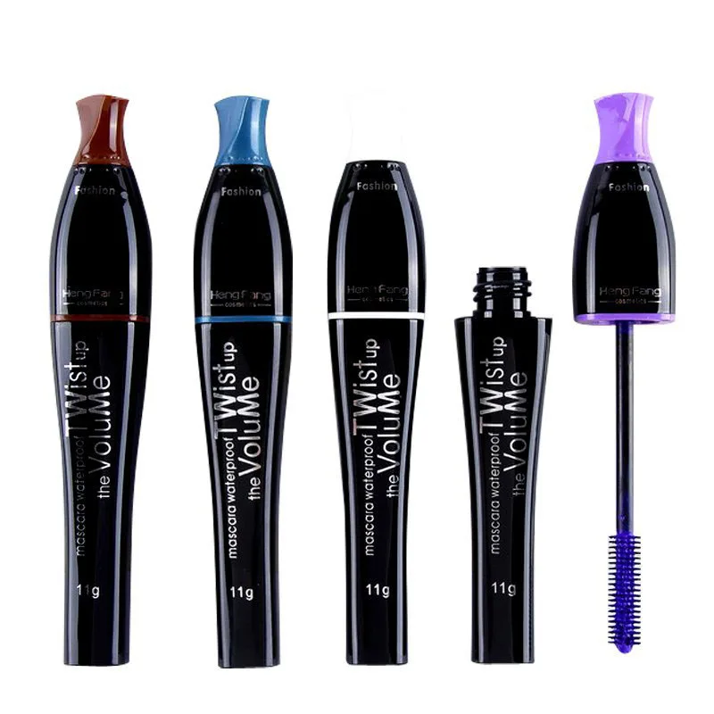 Eye Lengthening Thick Curly Mascara Makeup Cosplay Colorful No Blooming Water Eyelash Beauty Tool MH88