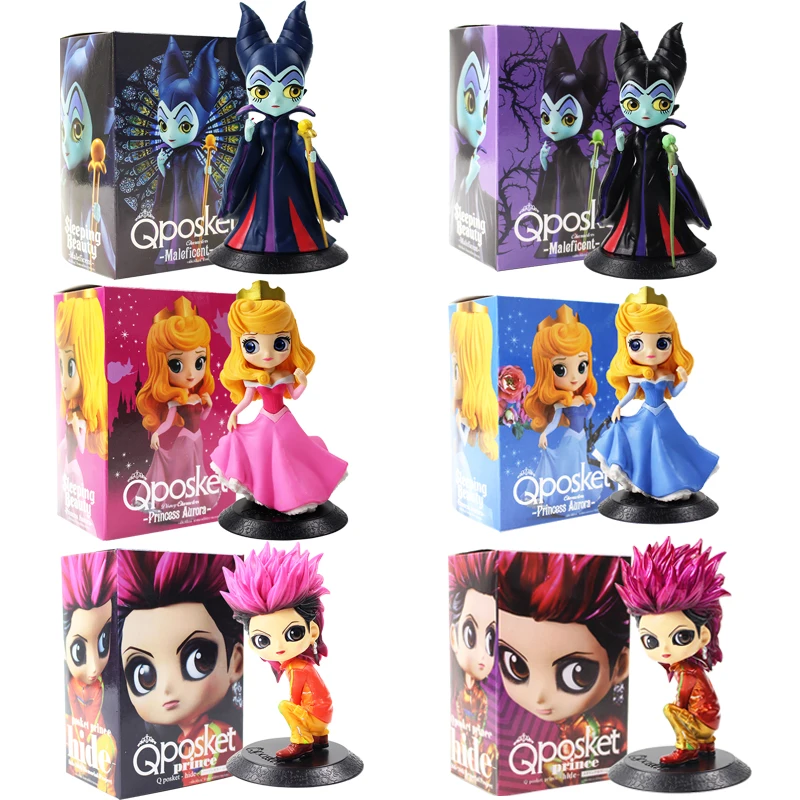 

PVCPosket Figures Princess Aurora Maleficent Prince Hide Sleeping Beauty hot lifelike Christmas festival good quality gift kid