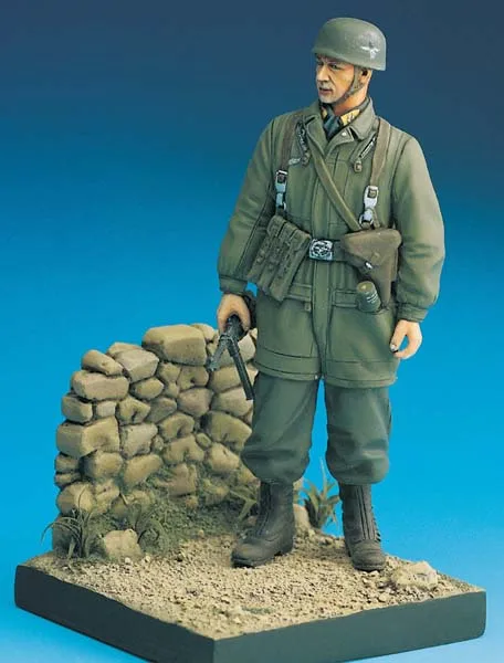 

1/16 Resin Figure Model Kits US soldier(with base) Unassembled unpainted