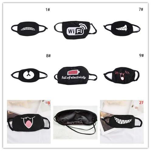 1pc Funny Cotton Mouth Face Mask Dustproof Unisex Cartoon Cute Women Men Muffle Mouth Facial Care Tool Masks 2019 NEW