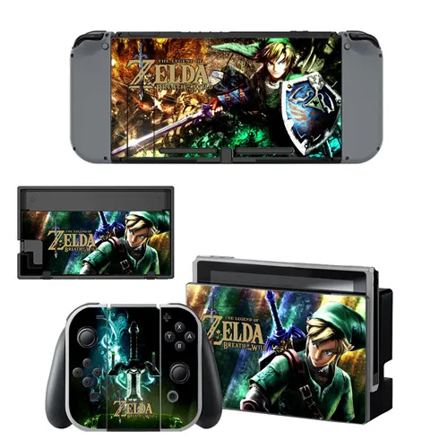 Легенда о Зельде наклейка для кожи vinilo для Nintendo doswitch наклейка s skins для Nintendo Switch NS консоль Joy-Con контроллеры - Цвет: YSNS0546