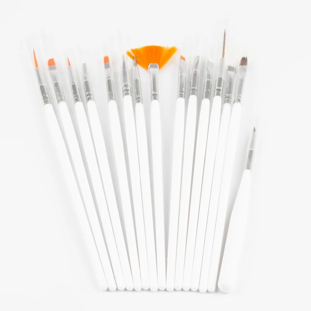 Ferramentas do Unha Escova da Arte do Unha Ferramenta da Arte para Unhas Prego Pces Conjunto Pintura Pontilhando Desenho Caneta Gel Polonês Escovas Ferramenta Sainting Brush20 - 5 Beleza e saúde