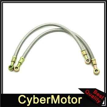 

500mm Braided Oil Cooler Hose 10mm/10mm Banjo Bolt For Pit Dirt Bike