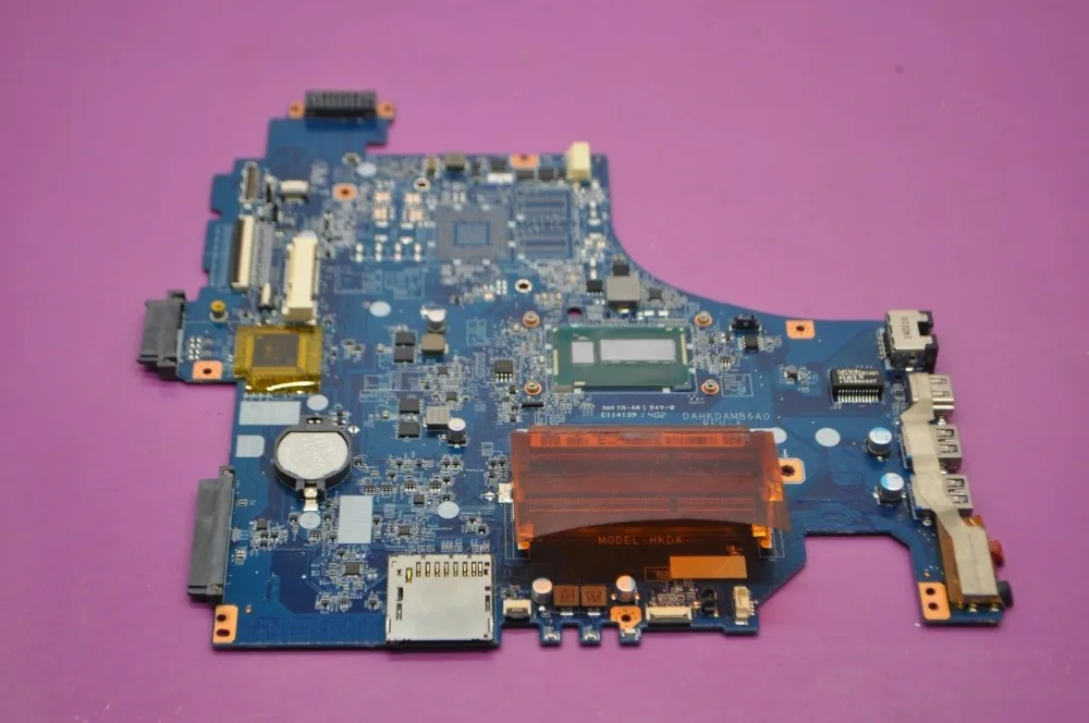 

DA0HKDMB6D0 Main board For sony Vaio SVF15 SVF153A1YM laptop motherboard SR1EK I3-4005U 1.7Ghz intel HD GMA DDR3L