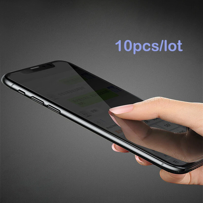 Закаленное стекло 10 шт. для iPhone12 11 Pro Max 8 7 plus защитная пленка экрана iPhone XS MAX XR с