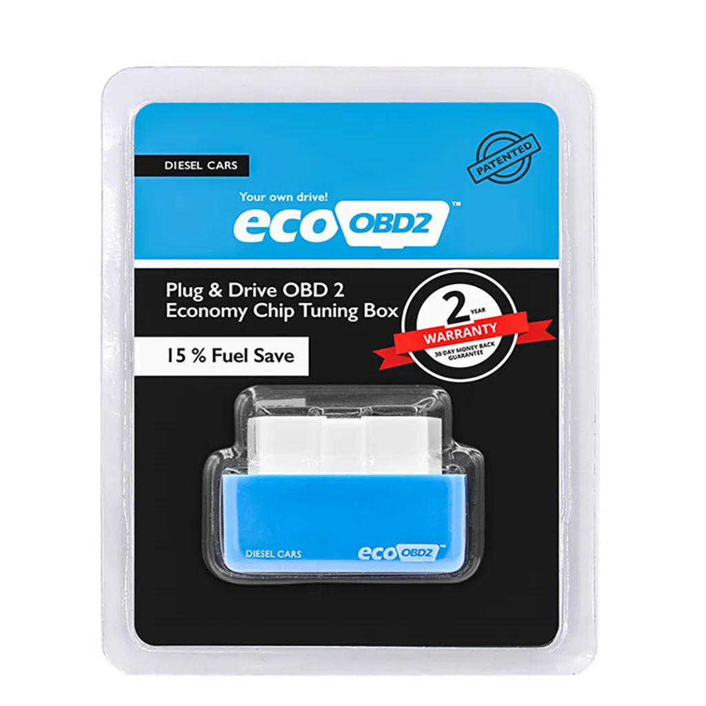 

Plug And Drive For EcoOBD2 Derv Car Fuel Saving Device New Best Tool Save 15 percent Fuel reduce consumption lower emission 8Z