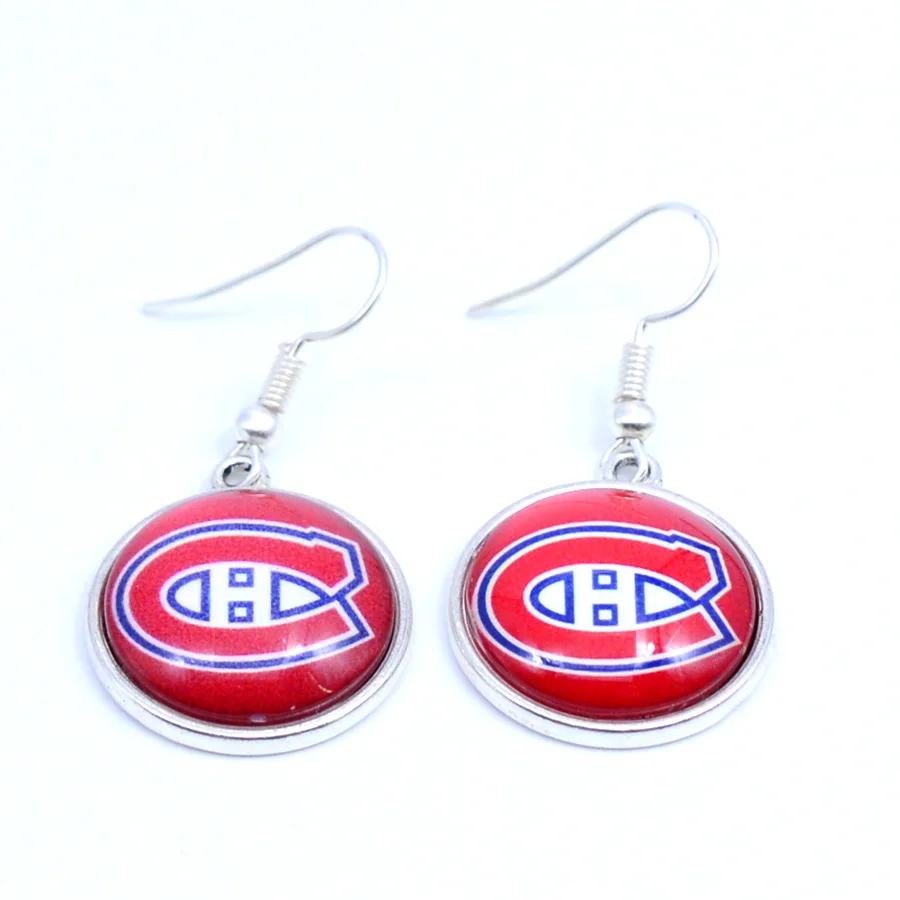 Earrings NHL Montreal Canadiens Charms Dangle Earrings Sport Earrings