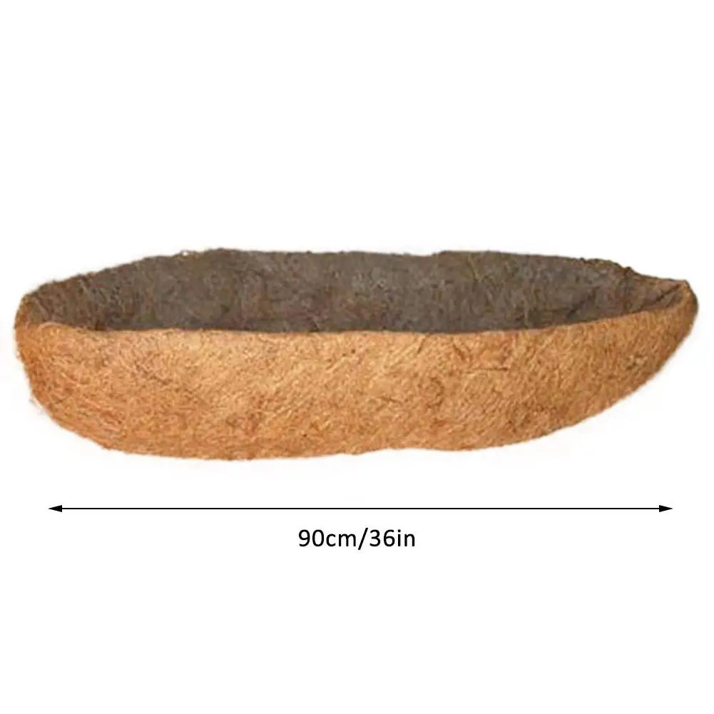 Cocoa Fiber Replacement Liner For Plastic Flower Pots Orchid Flower Pots Balcony Planting Coconut Palm Wall Hanging Decorations
