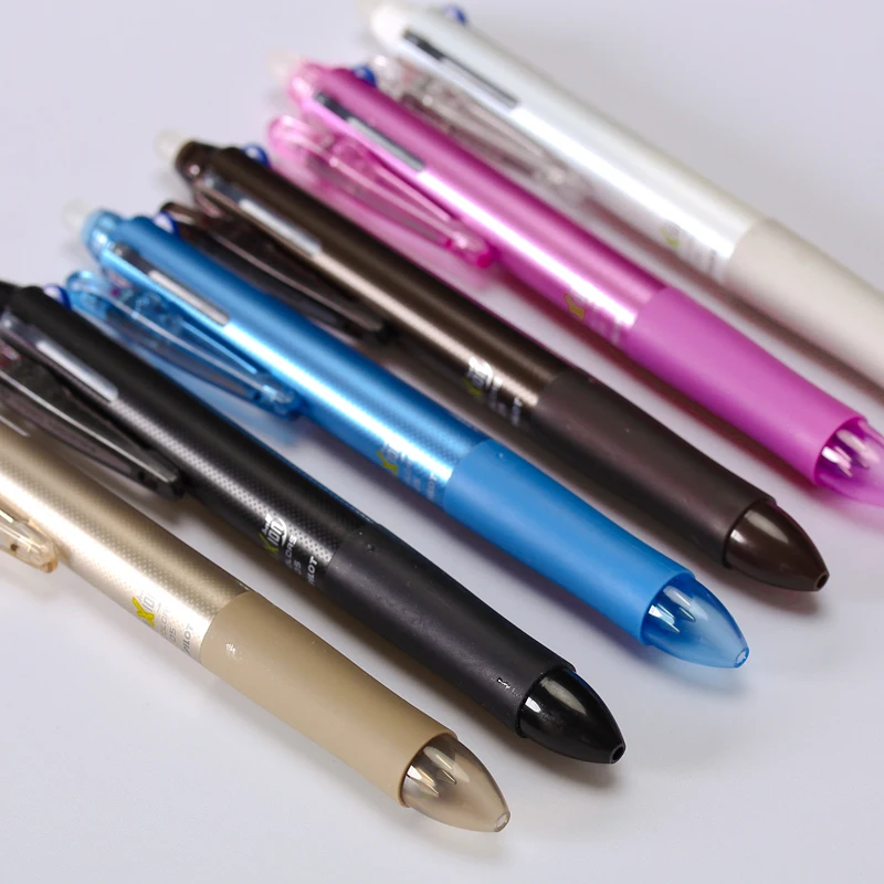 Pilot Frixion Pen 4 in 1 Erasable Gel Pen 4 Colors 0.5 mm LKFB-80EF 0.5 mm  Japan - AliExpress