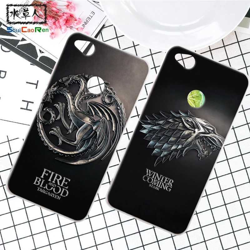 

ShuiCaoRen Silicone Case For ZTE Nubia Z11 Mini S Retra Game of Thrones Cover Coque Ice and Fire Fundas For Nubia Z11 Mini S