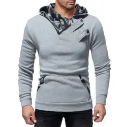 Для мужчин; Зимние толстовки с капюшоном Slim Fit с капюшоном Теплая Верхняя одежда куртка пуловеры Тонкий Повседневное комфорт Для мужчин