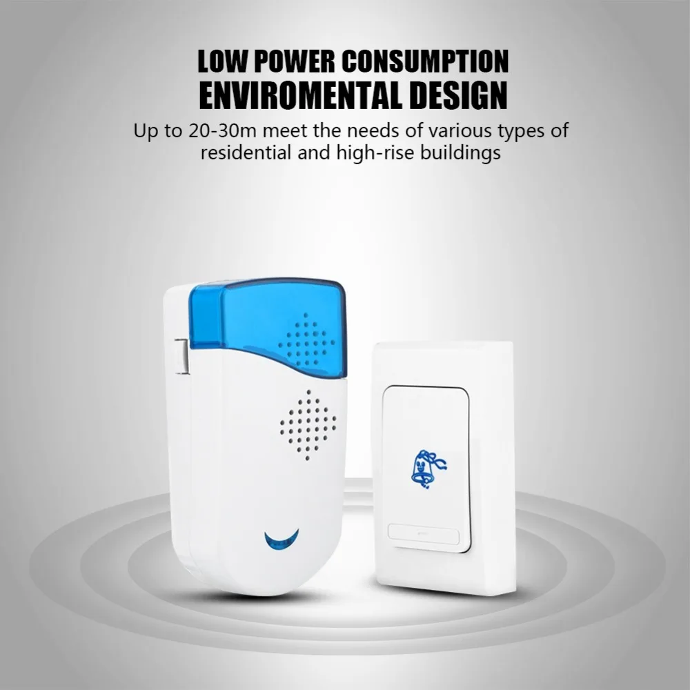 Durable Wireless Doorbell for Home Office Warehouse Hotel Durable Wireless Doorbell for Home Office Warehouse Hotel