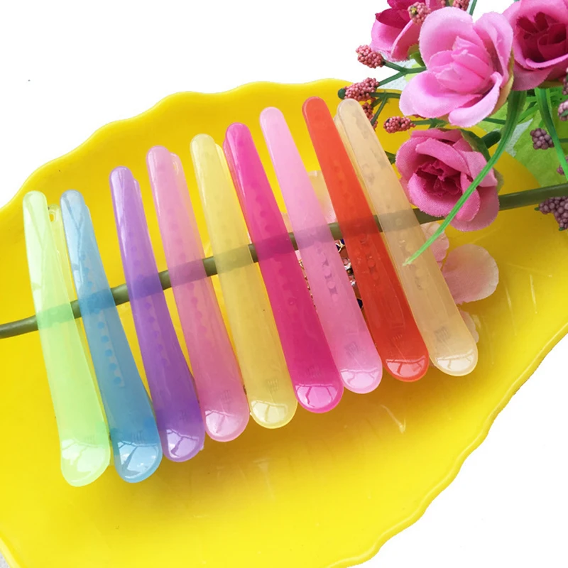 1 Pcs Black Hair Grip Clips Hairdressing Sectioning Cutting Hair Clamps Clip Professional Plastic Salon Styling Hair Clips