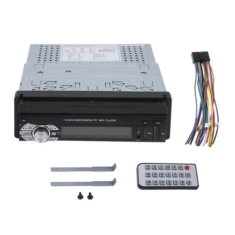 

7 Inch Bluetooth Stereo Digital Car Radio 64G USB2.0 Portable Multimedia Detachable Music Player Universal Car MP5 Player