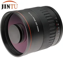 JINTU 900 мм f/8 HD зеркальный объектив с кожаный чехол+ T2 адаптер для камеры SONY alpha A230 A580 A550 A350 A900 A700 A77 A77II A99