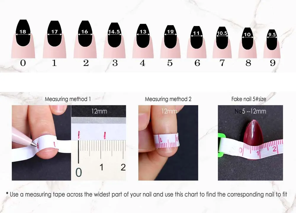 Nail Size Chart