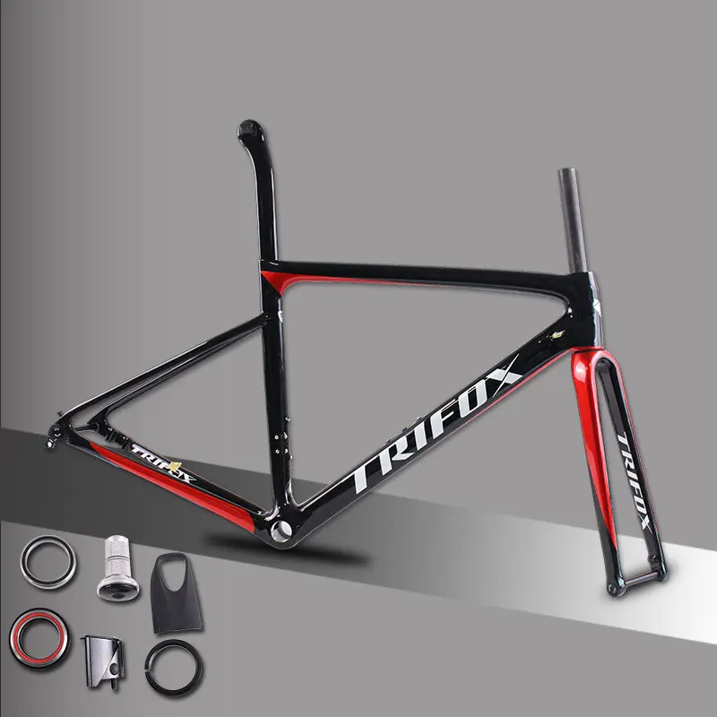 Excellent Carbon Road Frame Disc Brakes Di2 Mechanical 3K Carbon Fibre road Cycling Race Frameset Bicycle Frame 0 Excellent Carbon Road Frame Disc Brakes Di2 Mechanical 3K Carbon Fibre road Cycling Race Frameset Bicycle Frame 0
