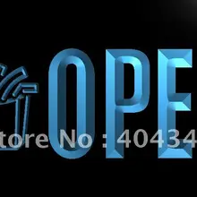 LK814-открытый фри французский еда Быстрый светодиодный неоновый свет знак