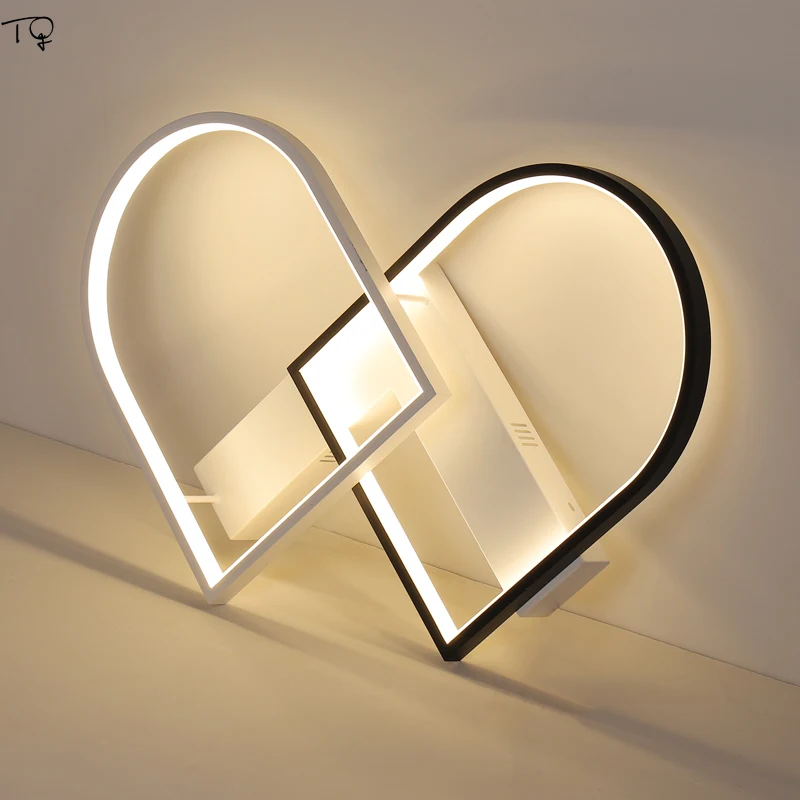 

Heart-shaped Ceiling Lights Led Remote Control Living Love Room Bedroom Warm Simple Modern Creative Personality Fashion Study