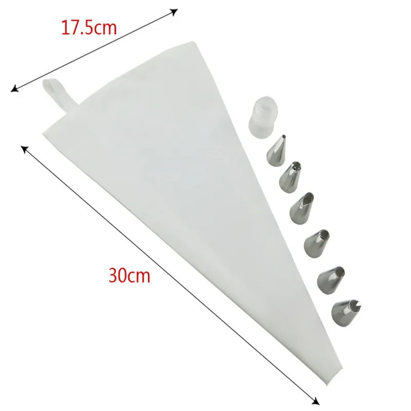 DIY 31cm Length Silicone Ice Piping Cream Pastry Bag Cake Decorating Squeeze Cream Cake Baking Tools