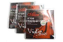 3 комплекта Alice A705 Скрипка Строки 4 струны из нержавеющей стали строки и Сталь Core и никель хром раны струны, бесплатная доставка