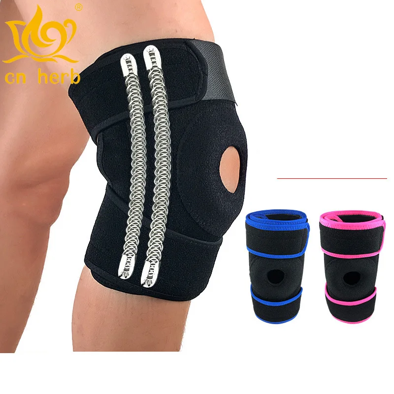 

Cn Herb 2 pcs sports protection of knee spring-loaded patellar hip outdoor basketball football cycling gear