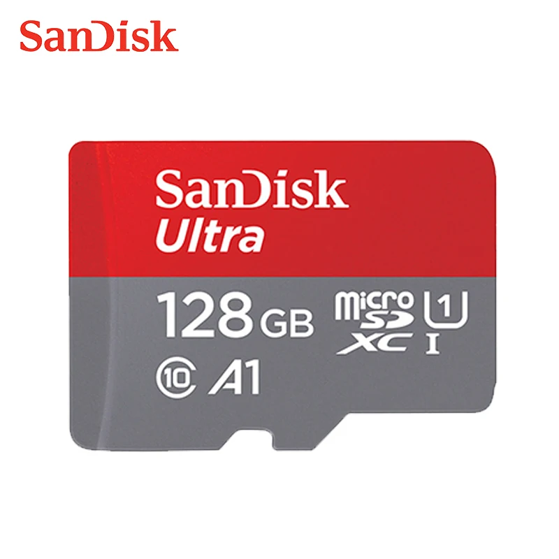 Карта памяти SanDisk micro sd, 16 ГБ, 32 ГБ, 64 ГБ, 128 ГБ, 200 ГБ, micro sd, Макс. 80 м/с, класс 10, флеш-карта, картао для планшета/смартфона