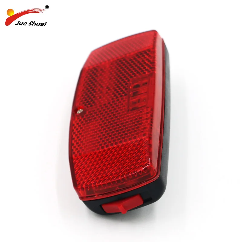 Top JS Leds Bike Rear Light Rear Rack Light Lamp Battery for MTB Cycling Safe Warning Bicycle Taillight Flashlight bisiklet aksesuar 5
