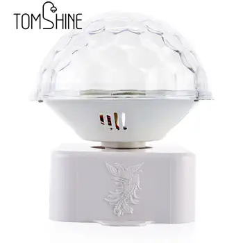 

Sound-activate Rotating LED RGB Crystal Magic Ball Effect Light Disco DJ Stage Lighting RGB Crystal Magic Ball