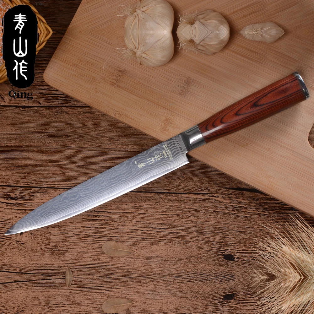 QING 3 шт. набор кухонных ножей традиционная кованая обработка дамасских 5 &quot 8&quot 8