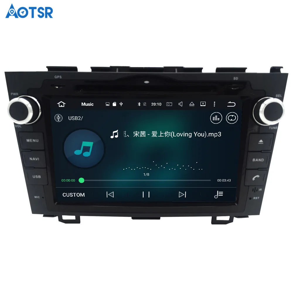 Best Aotsr Android 8.1 GPS navigation Car DVD Player For Honda CRV CR-V 2006-2011  multimedia 2 din radio recorder 4GB+32GB 2GB+16GB 5