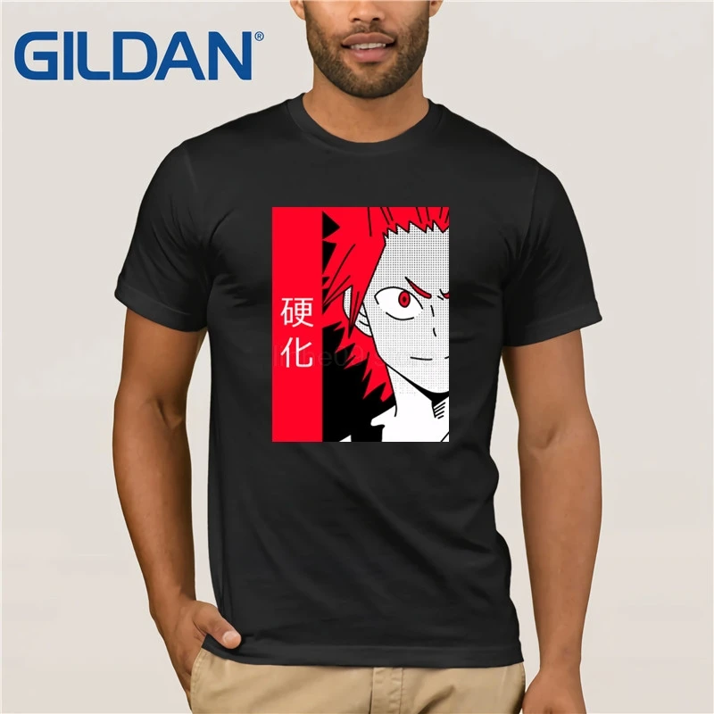 Рубашка GILDAN Boku no Hero Academia Inspired-рубашка Eijiro Kirishima-рубашка из аниме «Мой герой Академии», манга-рубашка из аниме BNHA Рубашка GILDAN Boku no Hero Academia Inspired-рубашка Eijiro Kirishima-рубашка из аниме «Мой герой Академии», манга-рубашка из аниме BNHA
