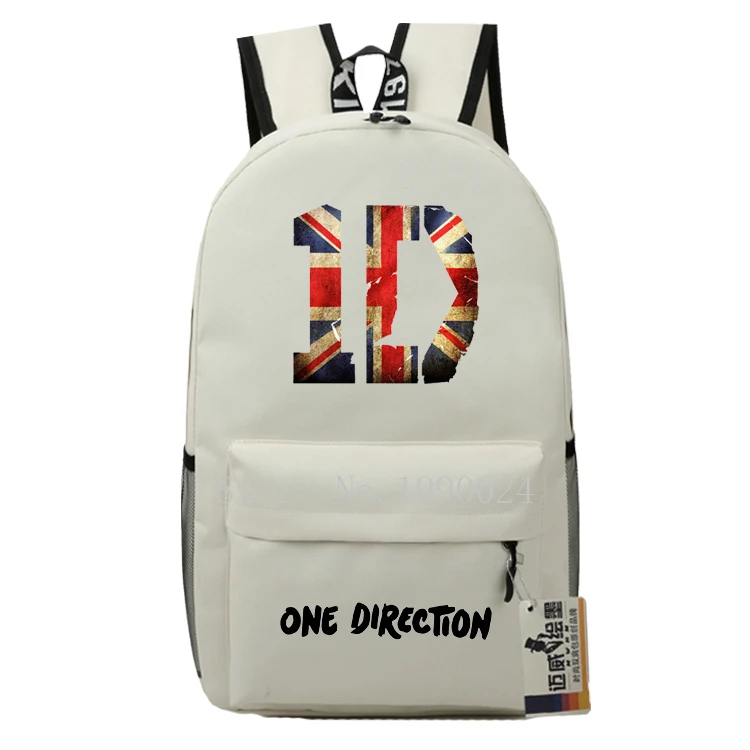 Подростковые Сумки One Direction 1D для мальчиков и девочек, Мультяшные рюкзаки, Детские рюкзаки из ткани Оксфорд, Детские рюкзаки, дорожные сумки, Mochila Feminina