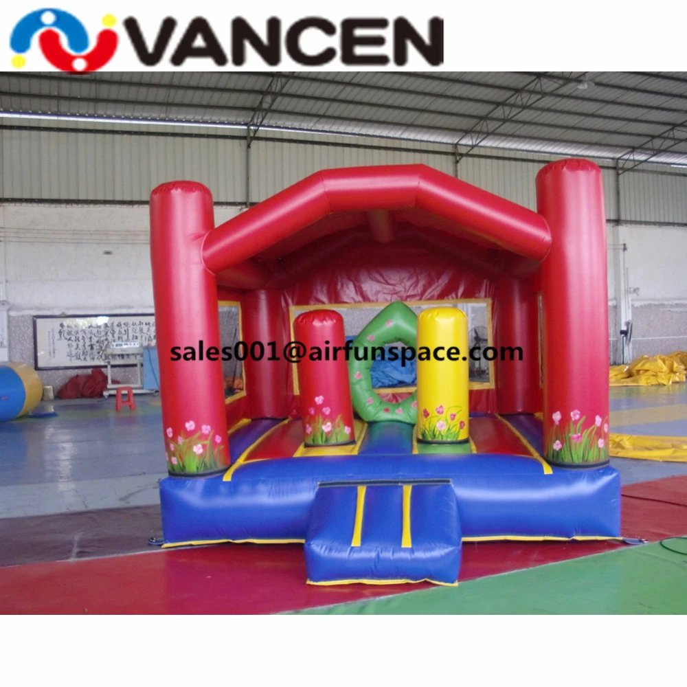 4.5*4m small inflatable jumping house home used bouncy castle PVC cheap