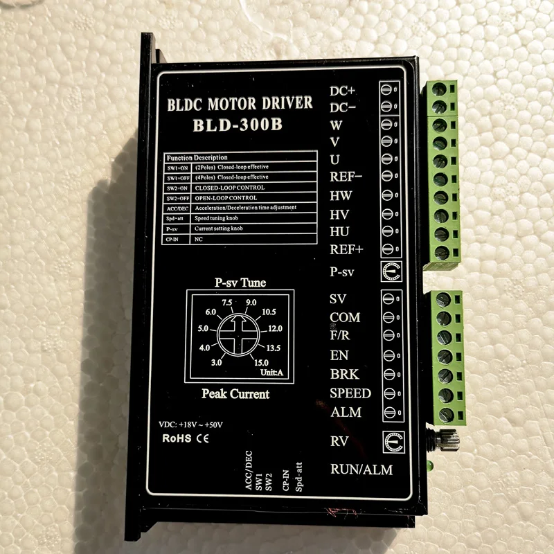 24V 36V48V BLDC драйвер двигателя 300W 18V 50V DC бесщеточный контроллер драйвера BLD 300B|driver