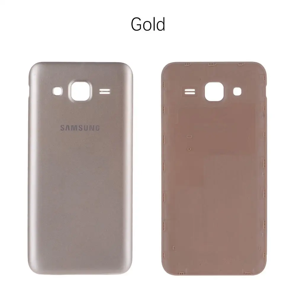 Задняя крышка батареи для Samsung Galaxy J5 j500 J500F J500FN J500H задняя крышка батарейного отсека чехол запасные части - Цвет: Gold