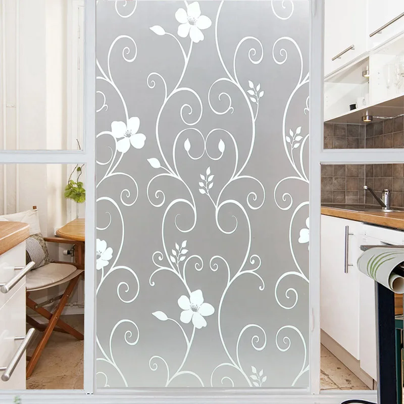 

HOT Window Sticker Privacy Protection Self Adhesive Home Decor Glass Stickers for Bathroom Living Room NDS66