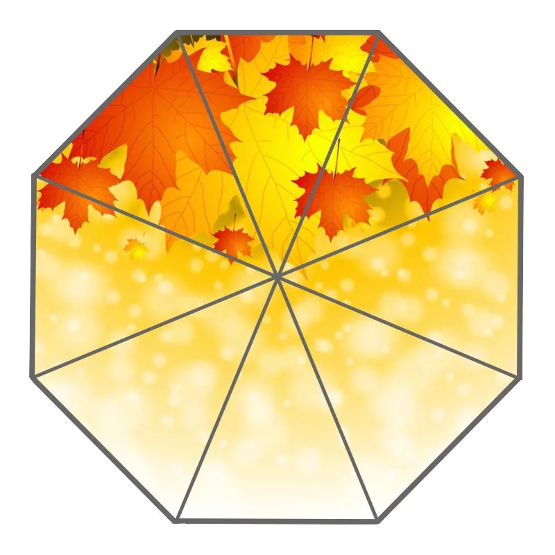 Новое поступление пользовательские Урожай осени, кленовый лист зонты креативный дизайн высокое качество складной зонт от дождя - Цвет: Сливовый