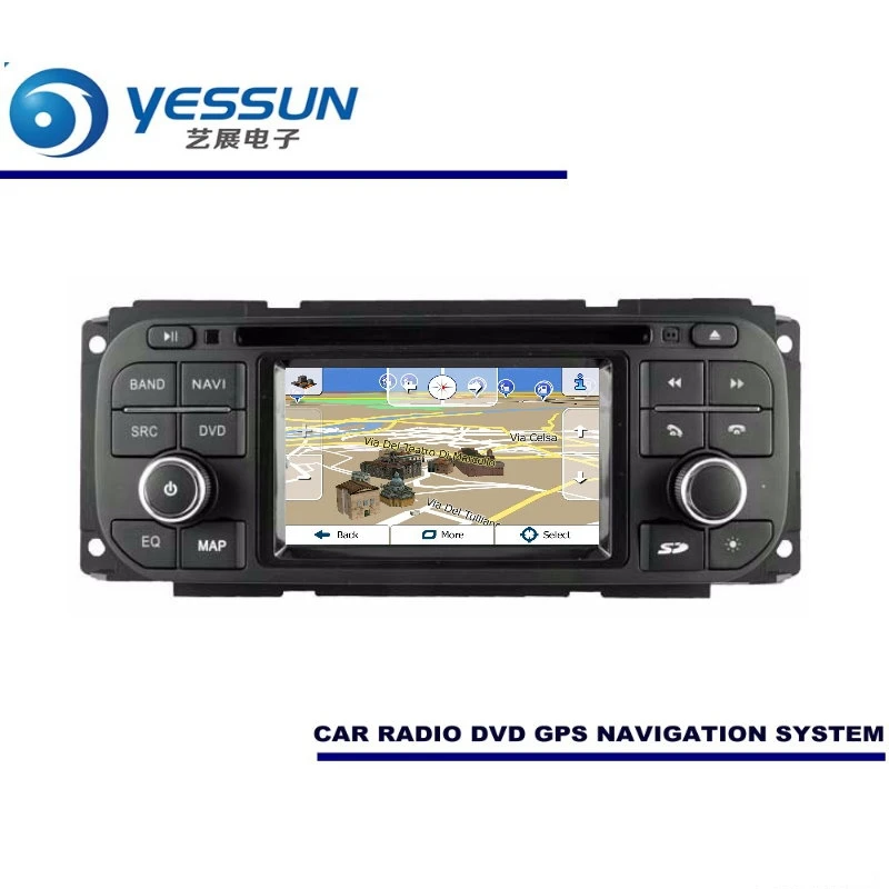 Clearance YESSUN For Jeep Grand Cherokee 1999~2001 Car Radio CD DVD Player HD TV Screen GPS Map Nav Navi Navigation Audio Video System 3