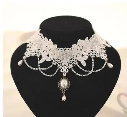 604 кружево Сладкий элегантный темперамент ожерелье s женский эффектный воротник ожерелье Mujeres Чокер ожерелья бижутерия ювелирный подарок N5217