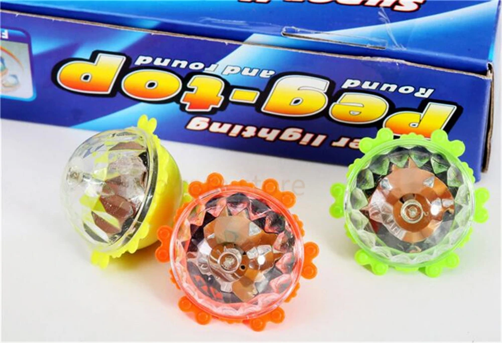 Лазерная меняющая цвет вращающаяся игрушка Beyblade Peg-top светодиодный светящаяся вращающаяся светящаяся игрушка Лучшие подарки для детей